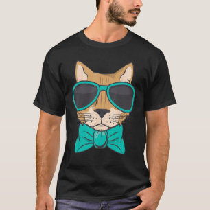 Cool Cat With Glasses T-Shirt