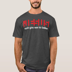 Cool Catholic t doubting Thomas gift idea Faith in T-Shirt