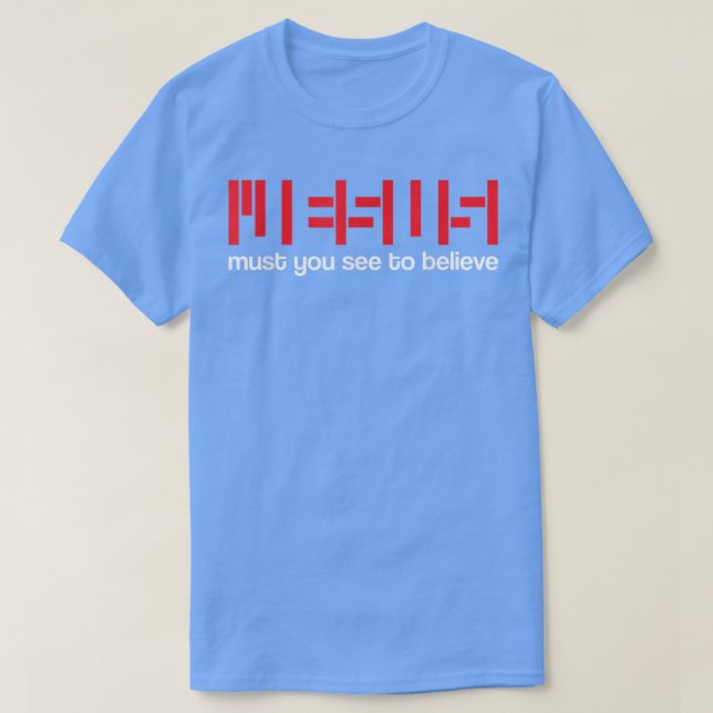 Cool Catholic tshirt doubting Thomas gift idea Fai (Design Front)