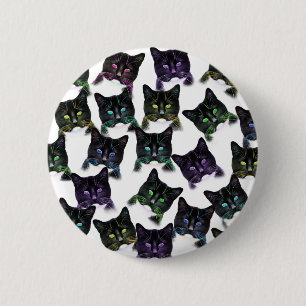 Cool Cats 6 Cm Round Badge