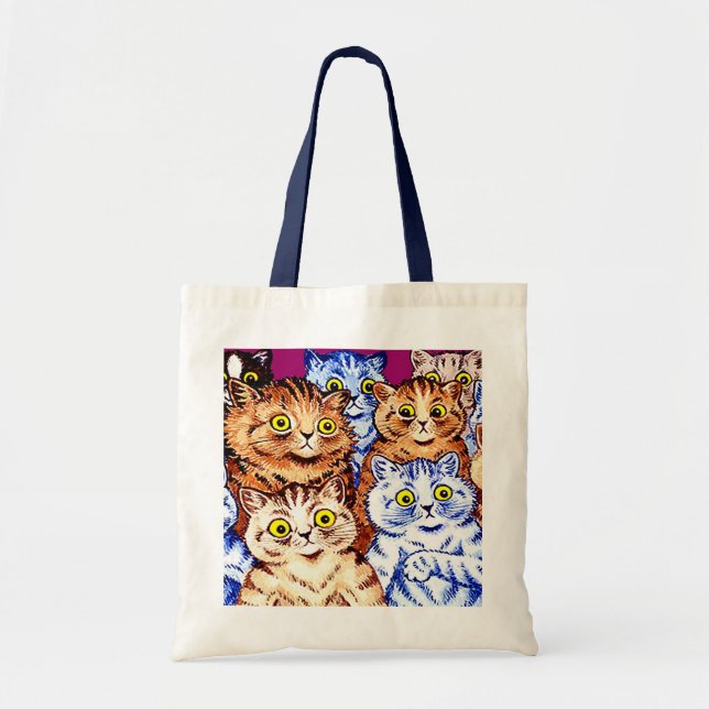 Cool Cats by Louis Wain Tote Bag (Front)