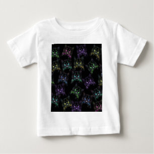 Cool Cats on Black! Multi-coloured Cats Baby T-Shirt