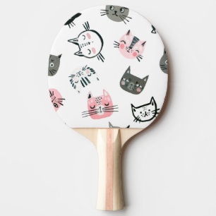 Cool Cats Ping Pong Paddle