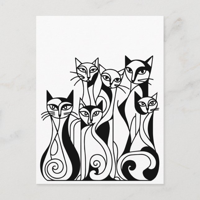 Cool Cats Postcard (Front)
