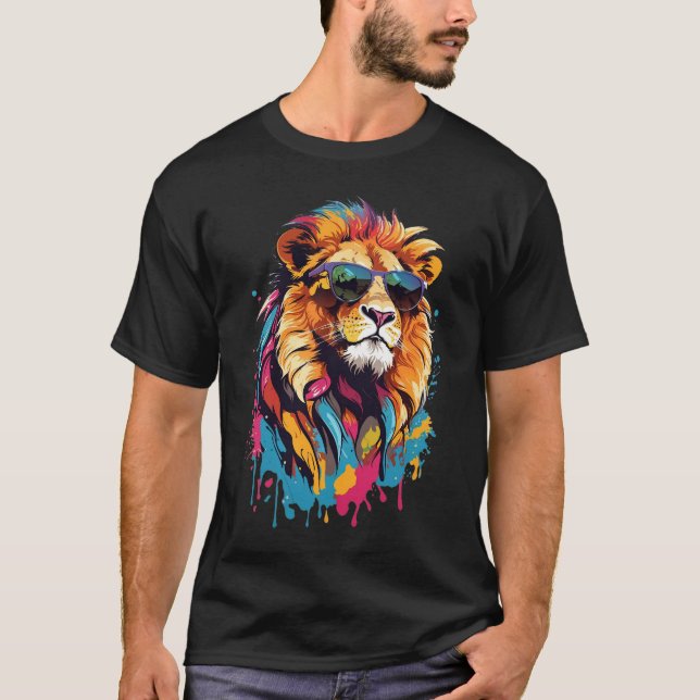 Cool Cats: The Lion T-Shirt (Front)
