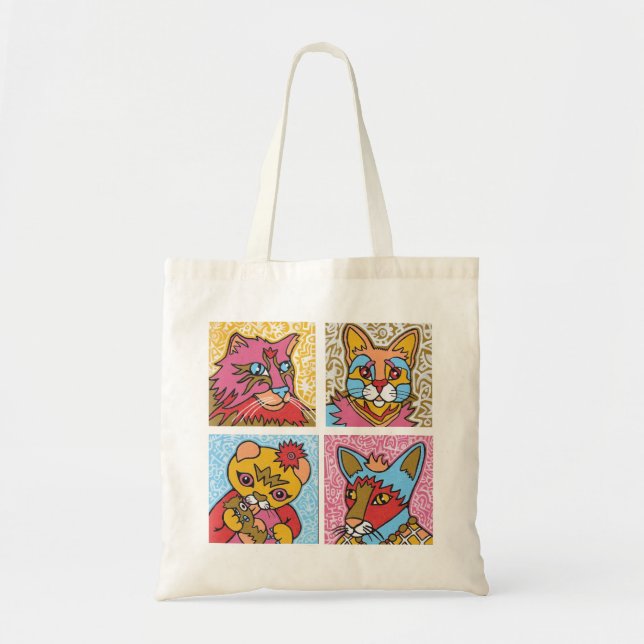 Cool Cats Tote Bag (Front)