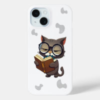 Cool Cats Wearing Glasses Read Book