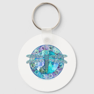 Cool Celtic Dragonfly Key Ring