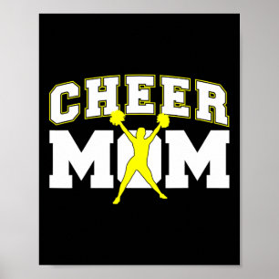 Cool Cheer Mum Art For Women Cheerleader Cheerlead Poster