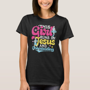 Cool Cheerleader For Women Girl Cheerleading Jesus T-Shirt