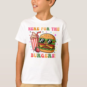 Cool Cheeseburger Cartoon Tee for Food Fans