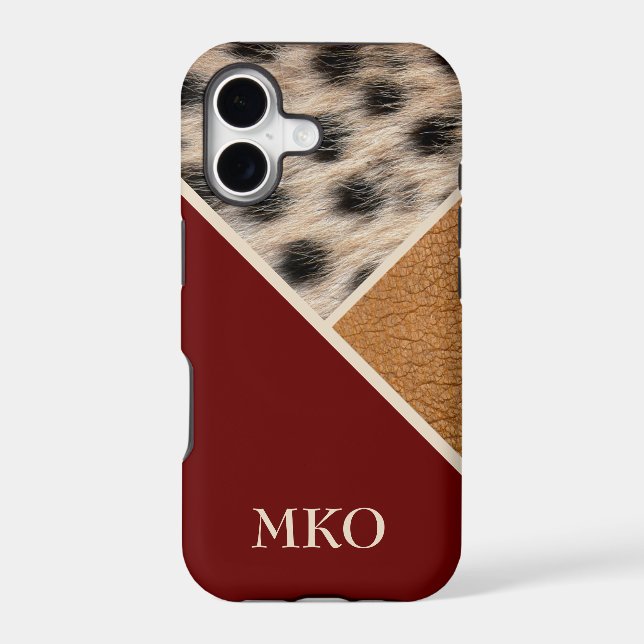 Cool Cheetah Monogrammed (Back)