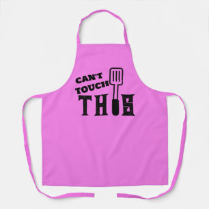 Cool Chef Baker Women's Aprons, Pink Print Apron
