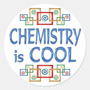 Cool Chemistry Classic Round Sticker