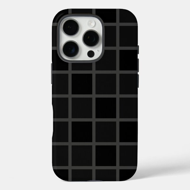 Cool Chequered Pattern Case-Mate iPhone Case (Back)