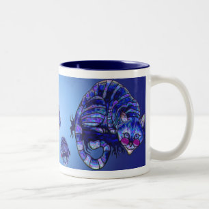Cool Cheshire Cat Two-Tone Coffee Mug