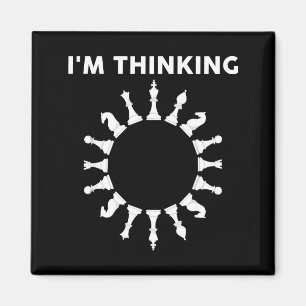 Cool Chess Art For Men Women Kids Chess Player Che Magnet