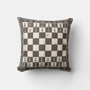 Cool Chess Board Halloween Costume  Funny Lazy Cushion
