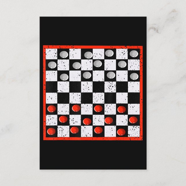 Cool Chess Board Halloween Costume  Funny Lazy DIY Enclosure Card (Front)