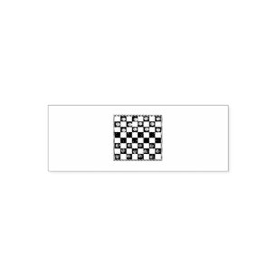 Cool Chess Board Halloween Costume  Funny Lazy DIY Self-inking Stamp