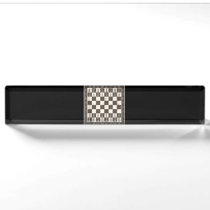 Cool Chess Board Halloween Costume Funny Lazy Nameplate