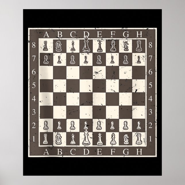 Cool Chess Board Halloween Costume  Funny Lazy Poster (Front)