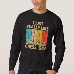 Cool Chess For Men Women Piece Chess Player Coach Sweatshirt