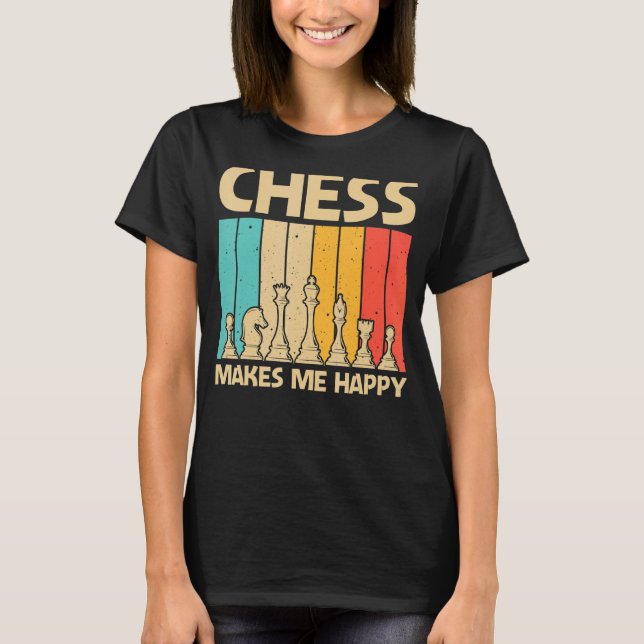 Cool Chess For Men Women Piece Chess Player Coach  T-Shirt (Front)