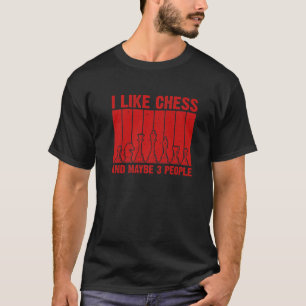 Cool Chess Lovers Art For Men Women Board Game Che T-Shirt