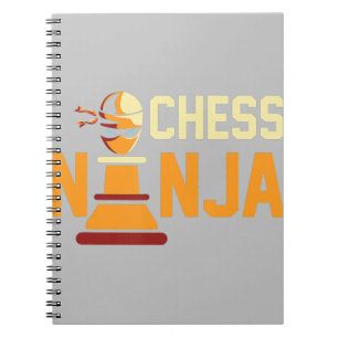 Cool Chess Ninja  Chess Lovers Gift Notebook