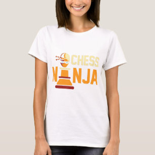 Cool Chess Ninja Chess Lovers Gift T-Shirt