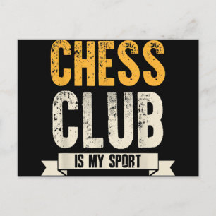 Cool Chess Player Lover Birthday Gift Chess Club Holiday Postcard