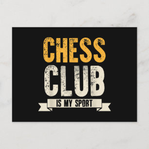 Cool Chess Player Lover Birthday Gift Chess Club Invitation Postcard