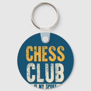 Cool Chess Player Lover Birthday Gift Chess Club Key Ring