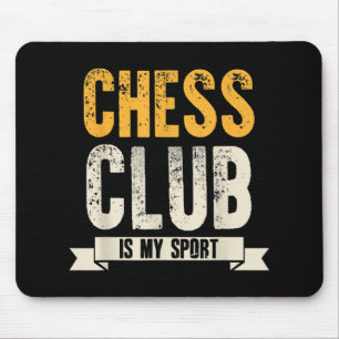 Cool Chess Player Lover Birthday Gift Chess Club Mouse Mat
