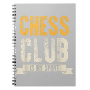 Cool Chess Player Lover Birthday Gift Chess Club Notebook