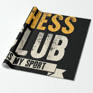 Cool Chess Player Lover Birthday Gift Chess Club Wrapping Paper