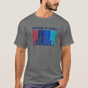 Cool Chess Players Art For Men Women Board Game Ch T-Shirt