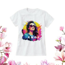 Cool Chic Colourful Girl Sunglass Cool Word