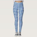 Cool Chic houndstooth Checkered Pattern Your Color Leggings<br><div class="desc">Cool leggings featuring a houndstooth check pattern in black and white.  Easily change the background color by clicking on "customize it" and then the small eye dropper.  Fun for going out,  working out or hanging out with friends.</div>