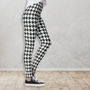 Cool Chic houndstooth Chequered Pattern Your Colou Leggings