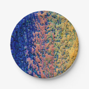 Cool Chic Painting Party Custom Paper Plates 7"