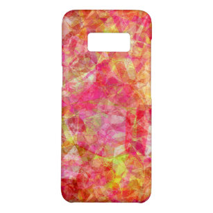 Cool Chic Pink Red Coral Orange Mosaic Art Pattern Case-Mate Samsung Galaxy S8 Case