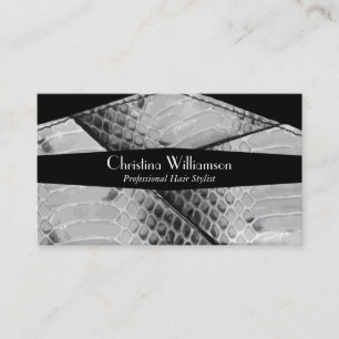 Cool & Chic Snakeskin print Business Card