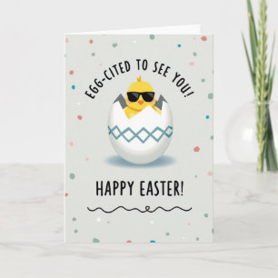 Cool Chick Happy Easter Card