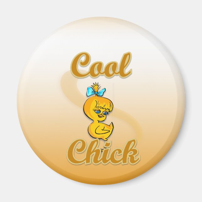 Cool Chick Magnet (Front)