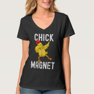Cool Chick Magnet Dabbing Chicken Happy Easter T-Shirt