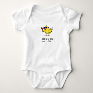 Cool Chick One Piece Baby Bodysuit