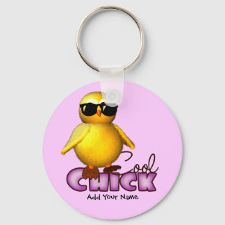 Cool Chick Personalised Keychain