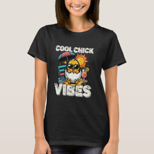 Cool Chick Vibes - Beach Fun Dress Summer Vacation T-Shirt